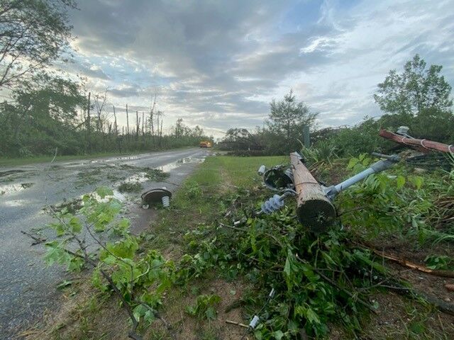 Tornado east of Tomah